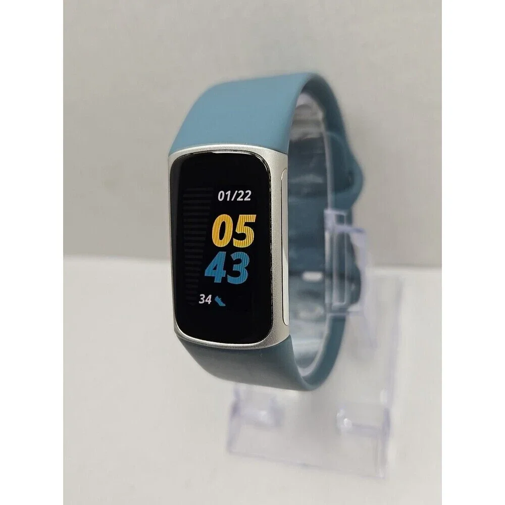 Fitbit Charge 5 Fitness Tracker GPS SpO2 Sleep Monitor Activity W/ Charger Watch
